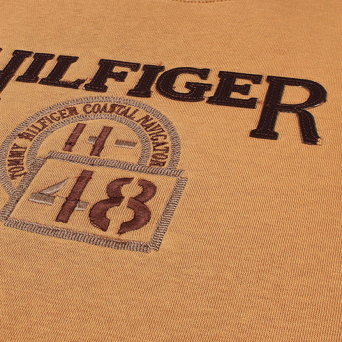 TH Brown Towel Embroidered Sweatshirt